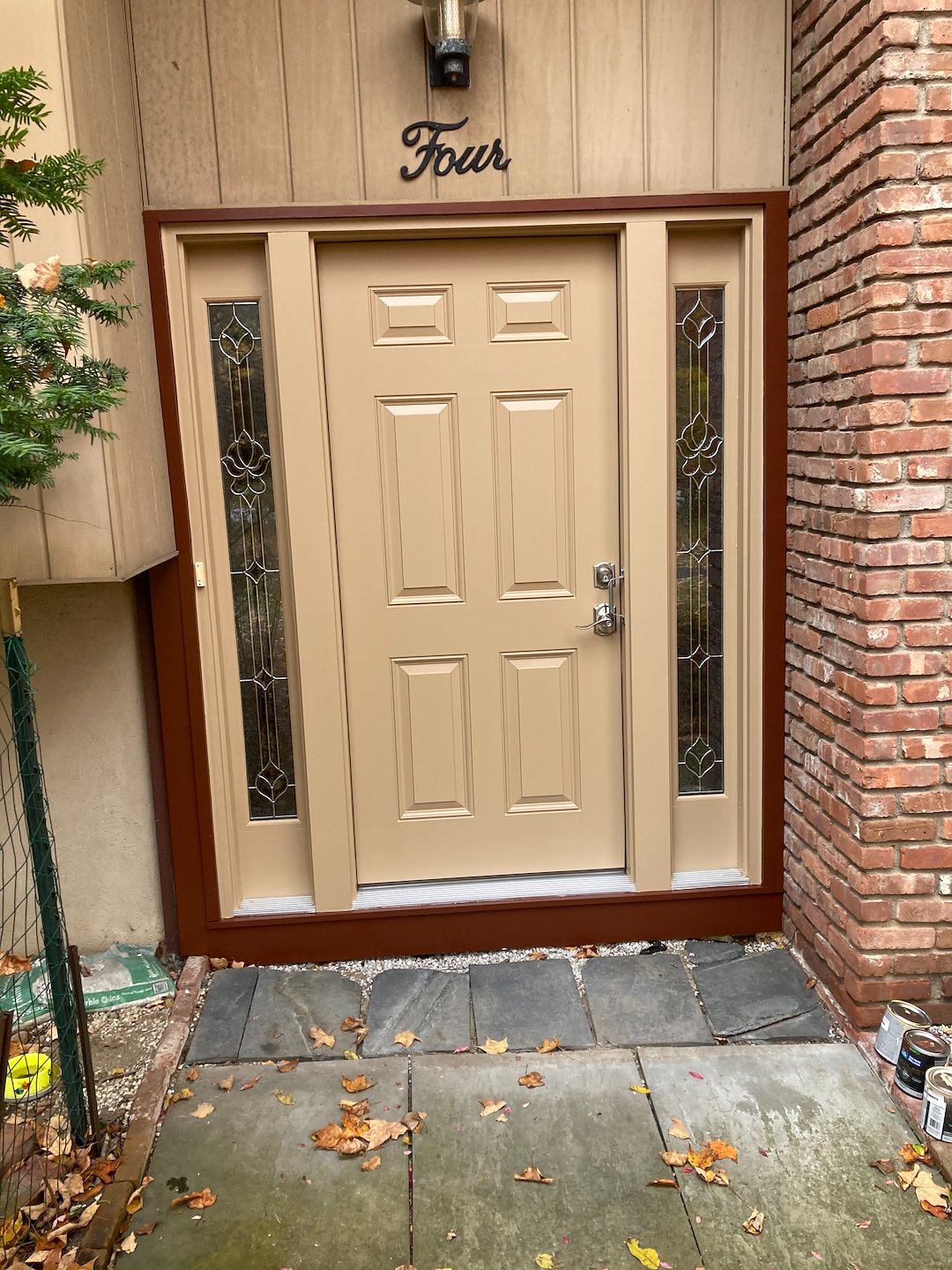 Top Quality Exterior Door Matching Color Combination completed in Towaco New Jersey!!!